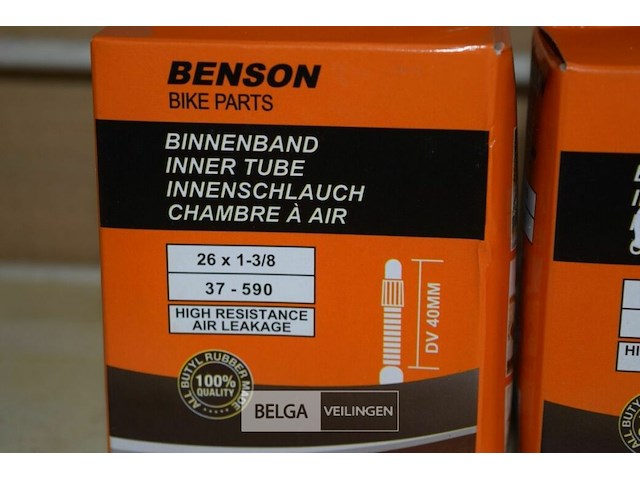 2 binnenbanden fiets 26x1 3/8 - afbeelding 2 van  2
