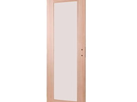 2 binnendeuren beglaasd massief hout - afbeelding 4 van  7