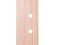 2 binnendeuren beglaasd massief hout - afbeelding 2 van  7