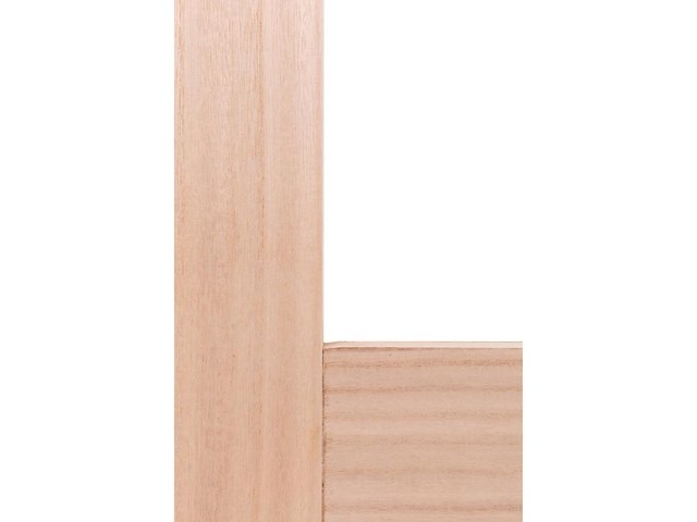 2 binnendeuren beglaasd massief hout - afbeelding 1 van  7