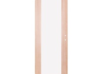 2 binnendeuren – massief hout – beglaasd