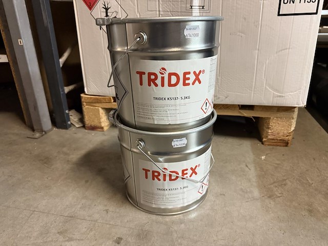 2 blikken tridex ks-137 5,3kg - afbeelding 1 van  3