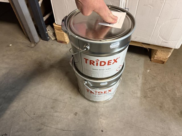2 blikken tridex ks-137 5,3kg - afbeelding 2 van  3