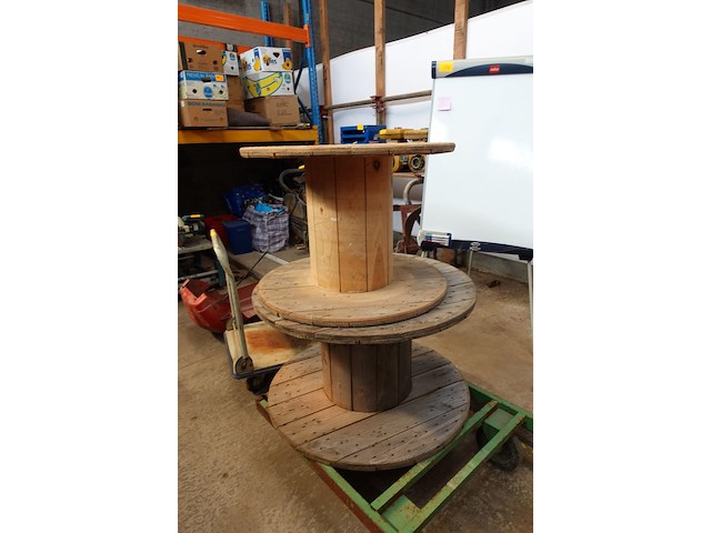 2 bobijnen diameter 90 en diameter 75 cm - h 54 cm - afbeelding 1 van  3