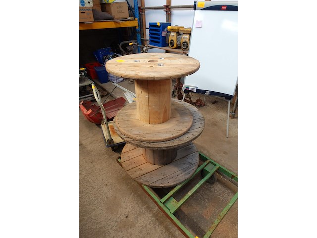 2 bobijnen diameter 90 en diameter 75 cm - h 54 cm - afbeelding 2 van  3