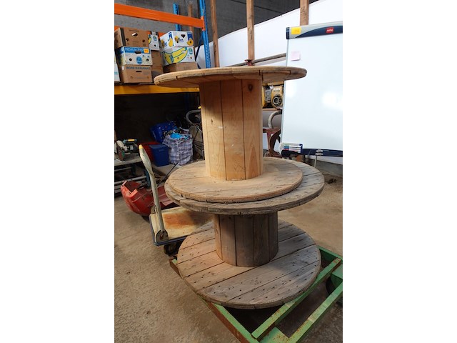 2 bobijnen diameter 90 en diameter 75 cm - h 54 cm - afbeelding 3 van  3