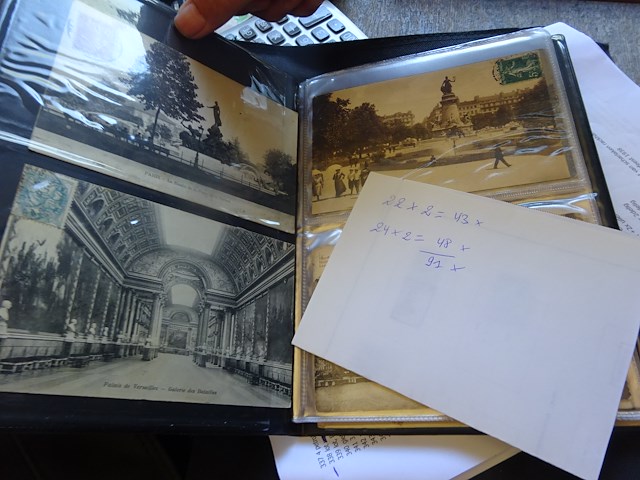 2 boekjes met 91 oude franse kaarten - afbeelding 1 van  3