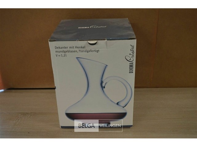 2 bohmia cristal decanteer kan 1,2cc - afbeelding 1 van  5