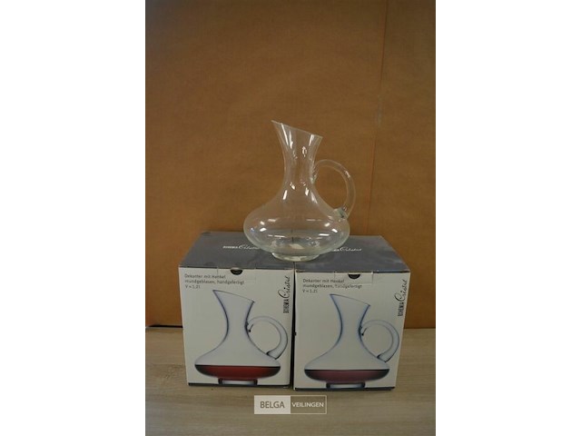 2 bohmia cristal decanteer kan 1,2cc - afbeelding 3 van  5
