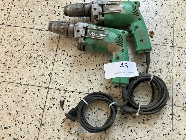 2 boormachines hitachi - afbeelding 1 van  3