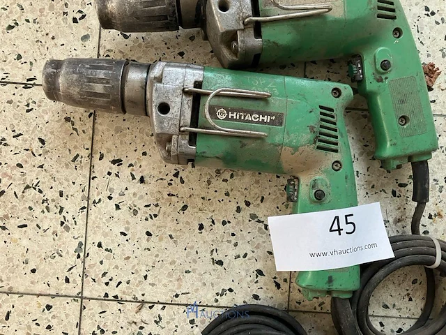 2 boormachines hitachi - afbeelding 2 van  3