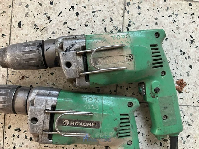 2 boormachines hitachi - afbeelding 3 van  3