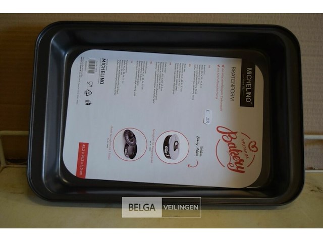 2 braadvormen 42,5x28,3x5,5 cm - afbeelding 1 van  2