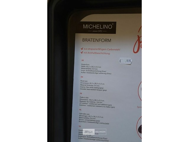 2 braadvormen 42,5x28,3x5,5 cm - afbeelding 2 van  2