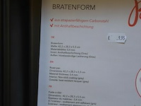 2 braadvormen 42,5x28,3x5,5 cm - afbeelding 2 van  2