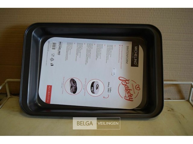 2 braadvormen 42,5x28,3x5,5 cm - afbeelding 1 van  2