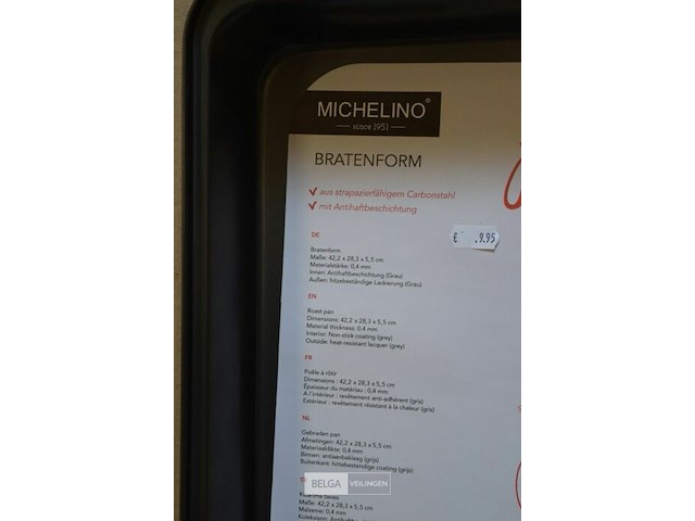 2 braadvormen 42,5x28,3x5,5 cm - afbeelding 2 van  2