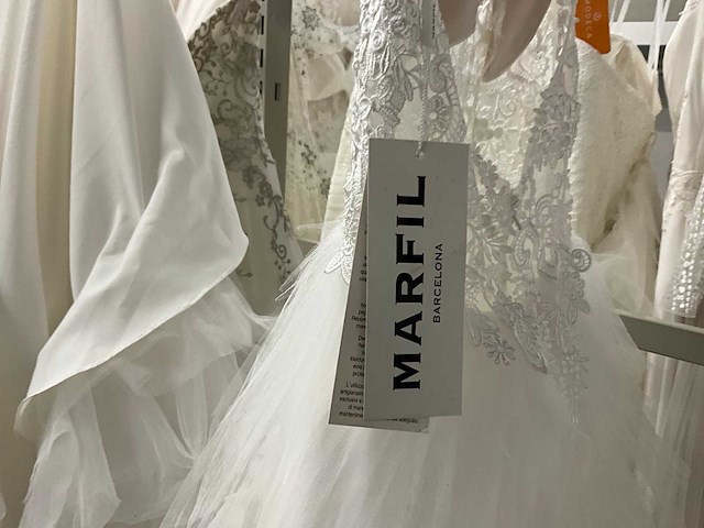 2 bruidsjurken rosa clara - marfil - (totaalprijs) - afbeelding 2 van  11