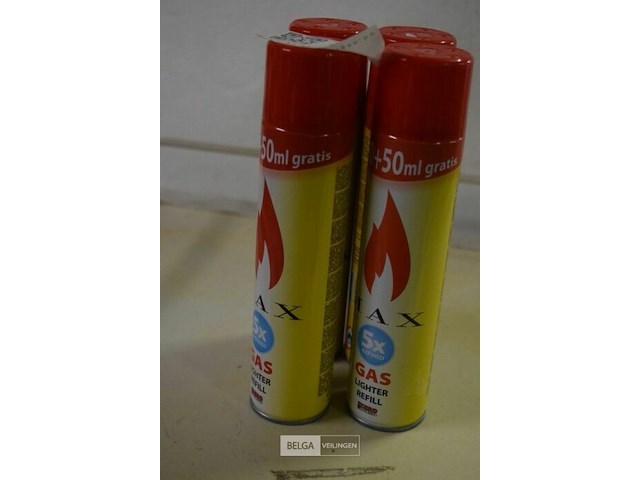 2 busjes gas voor aanstekers - afbeelding 1 van  1