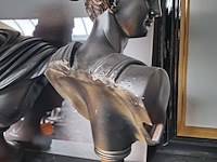 2 bustesculpturen (+/- 55 cmh) - afbeelding 8 van  8