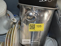 2 champagne emmers + div porselijn - afbeelding 1 van  5