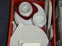 2 champagne emmers + div porselijn - afbeelding 2 van  5