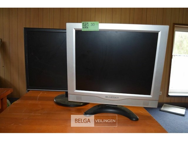 2 computerschermen - afbeelding 1 van  2