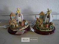 2 deco retro lampje - afbeelding 1 van  4