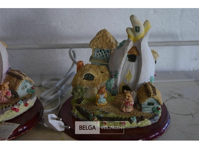 2 deco retro lampje - afbeelding 3 van  4