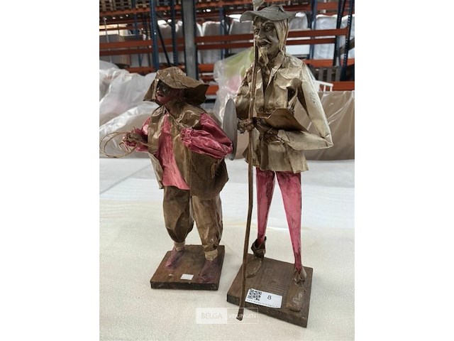 2 deco vintage figuren - afbeelding 1 van  3