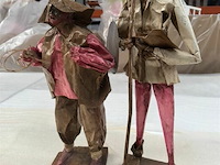 2 deco vintage figuren