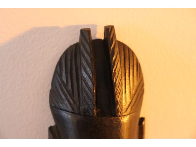 2 decoratieve tribal maskers - afbeelding 3 van  8