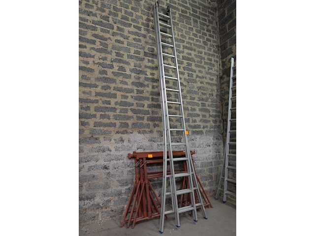 2-delig aluminium ladder - afbeelding 2 van  3
