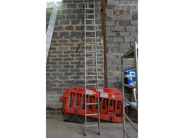 2-delig aluminium ladder - afbeelding 1 van  2