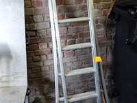 2-delig aluminium ladder - afbeelding 2 van  2