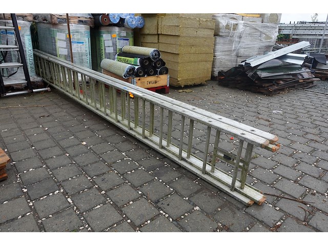 2-delig aluminium ladder - afbeelding 1 van  4