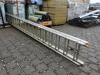 2-delig aluminium ladder - afbeelding 1 van  4