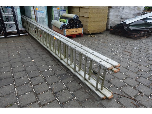 2-delig aluminium ladder - afbeelding 2 van  4
