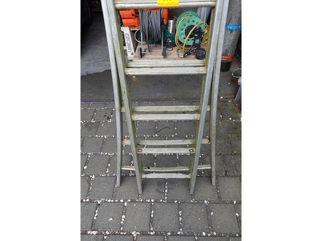 2-delig aluminium ladder - afbeelding 2 van  4