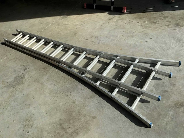 2-delige 2x12 alu ladder - afbeelding 2 van  2
