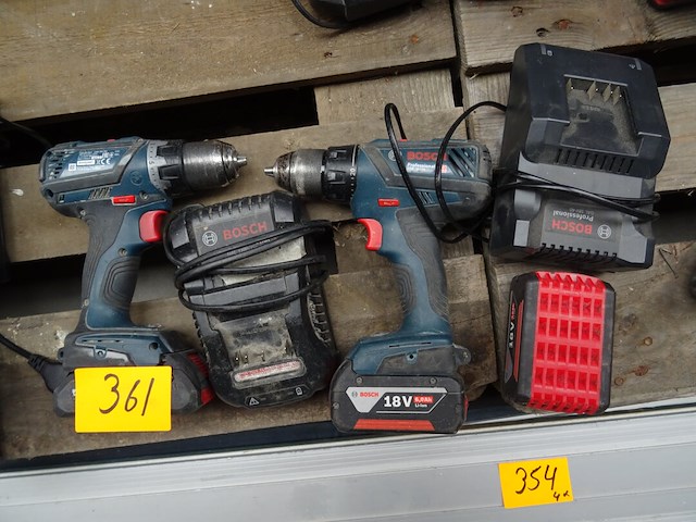 2-delige accu set bosh - afbeelding 1 van  5