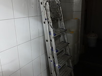 2-delige alu ladder + alu trapladder - afbeelding 2 van  4