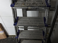 2-delige alu ladder + alu trapladder - afbeelding 3 van  4