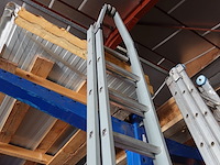 2-delige alu ladder dirks - afbeelding 3 van  3