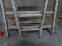 2-delige alu ladder solide - afbeelding 3 van  3