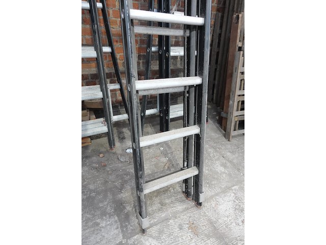 2-delige alu ladder - afbeelding 2 van  4