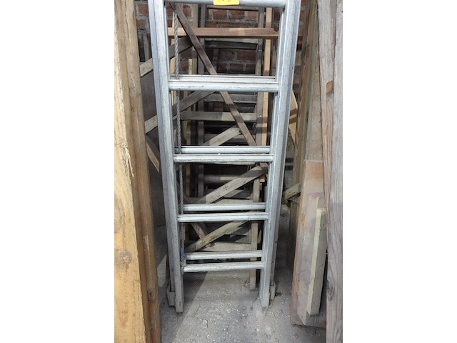 2-delige alu ladder - afbeelding 2 van  4