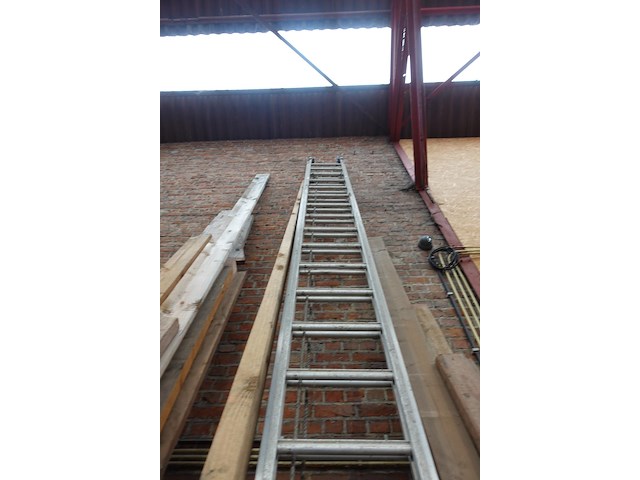 2-delige alu ladder - afbeelding 3 van  4