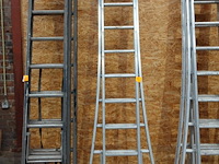 2-delige alu ladder - afbeelding 1 van  3