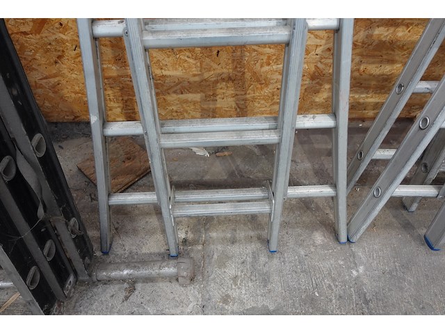 2-delige alu ladder - afbeelding 2 van  3